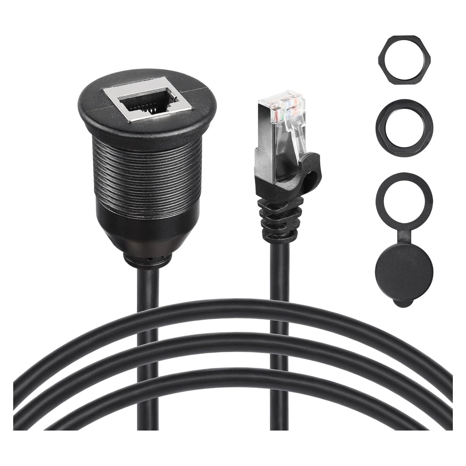 Cable Empotrado RJ45 Macho a Hembra SinLoon 0.91M Cat6A