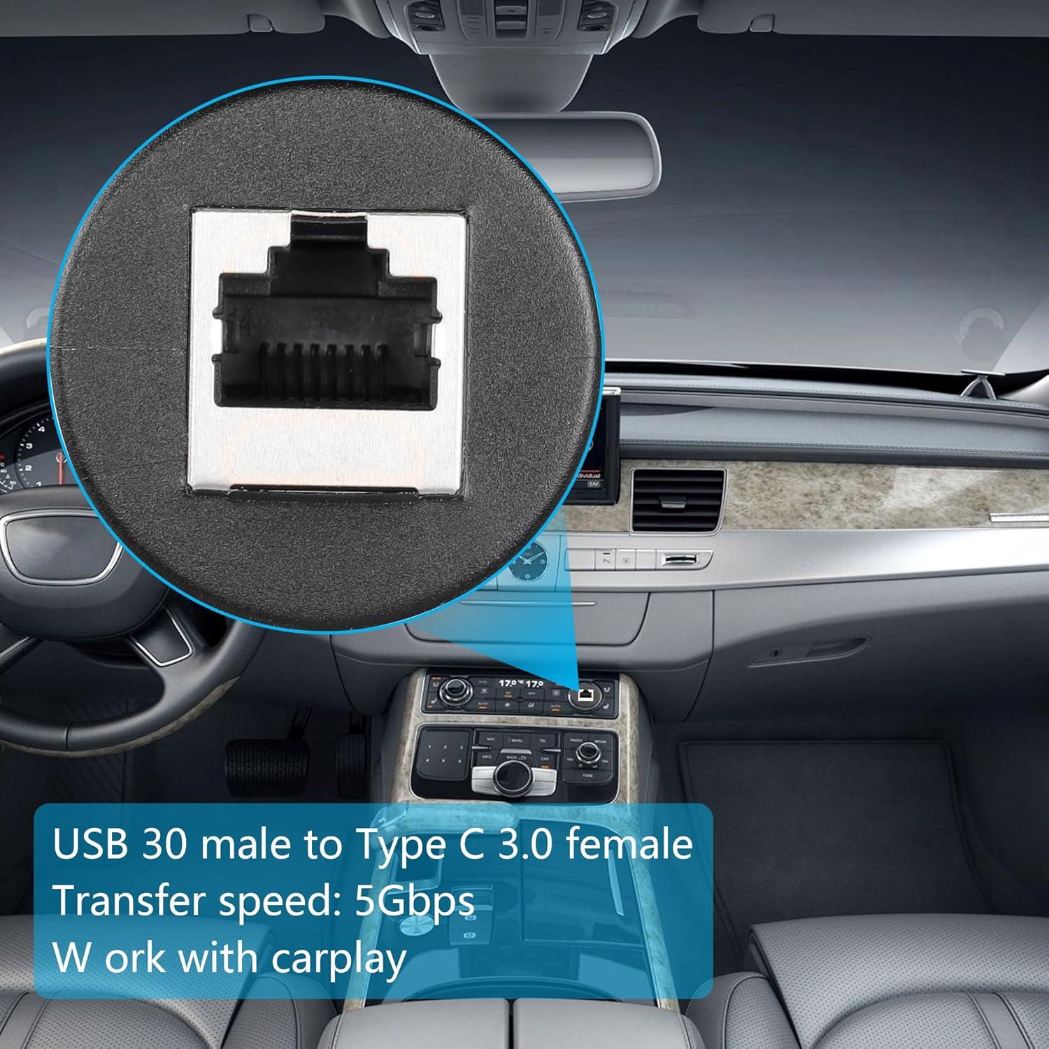 Cable Empotrado RJ45 Macho a Hembra SinLoon 0.91M Cat6A