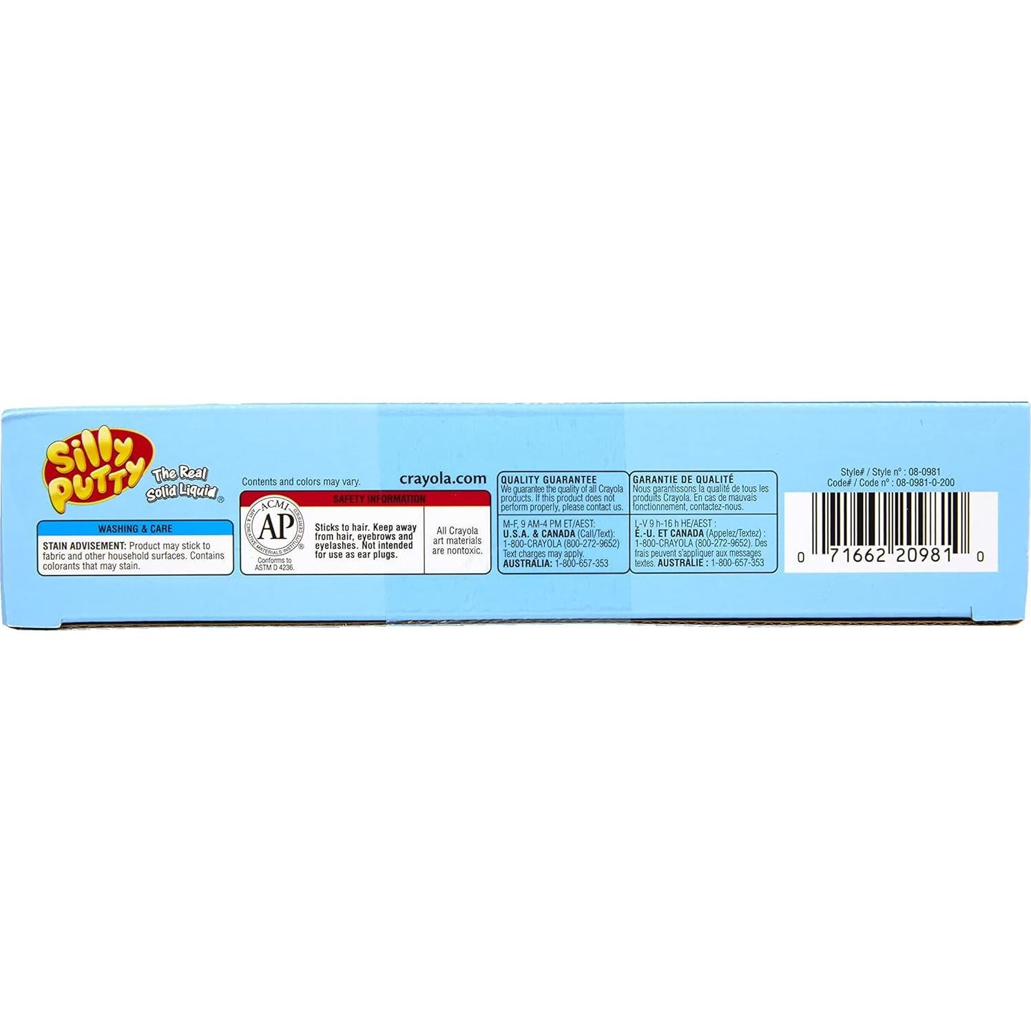 Paquete de 24 Crayola Silly Putty Antiestrés para Niños