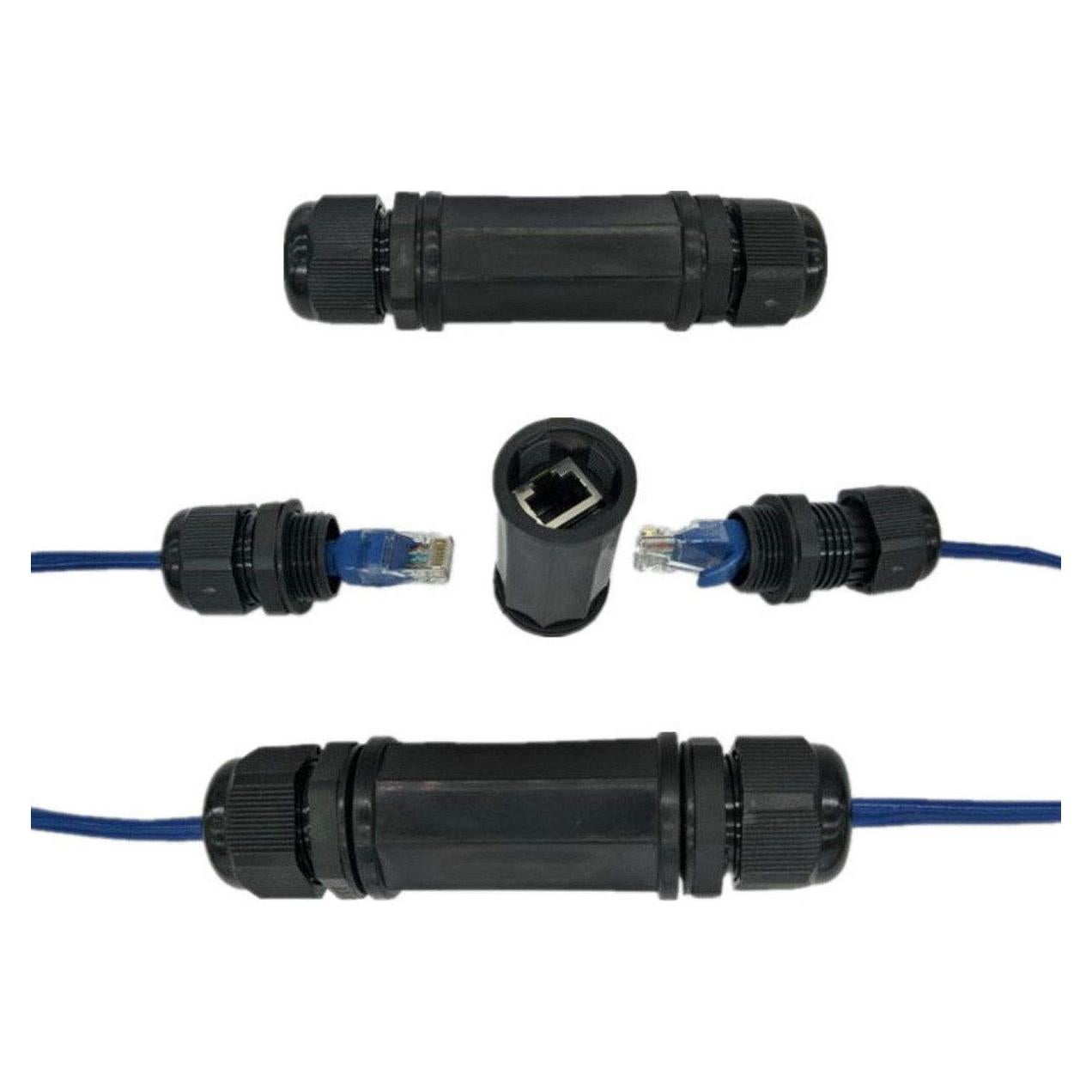 Conector RJ45 Impermeable IP68 VizGiz Hembra a Hembra CAT6