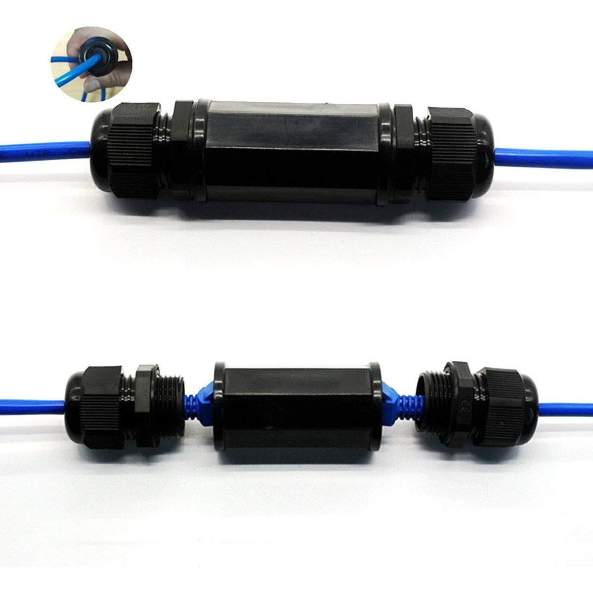 Conector RJ45 Impermeable IP68 VizGiz Hembra a Hembra CAT6