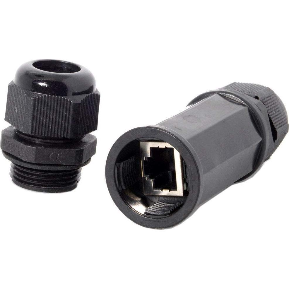 Conector RJ45 Impermeable IP68 VizGiz Hembra a Hembra CAT6
