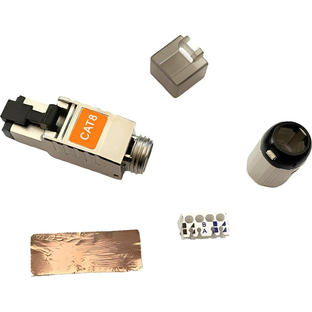 Conectores RJ45 Cat8 blindados Davonpha - Paquete de 6