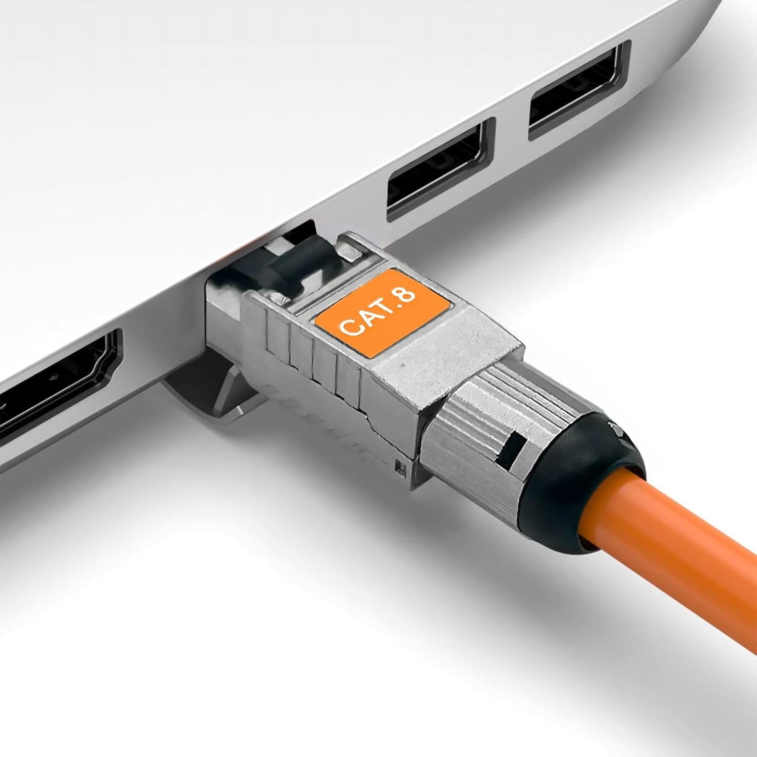 Conectores RJ45 Cat8 blindados Davonpha - Paquete de 6