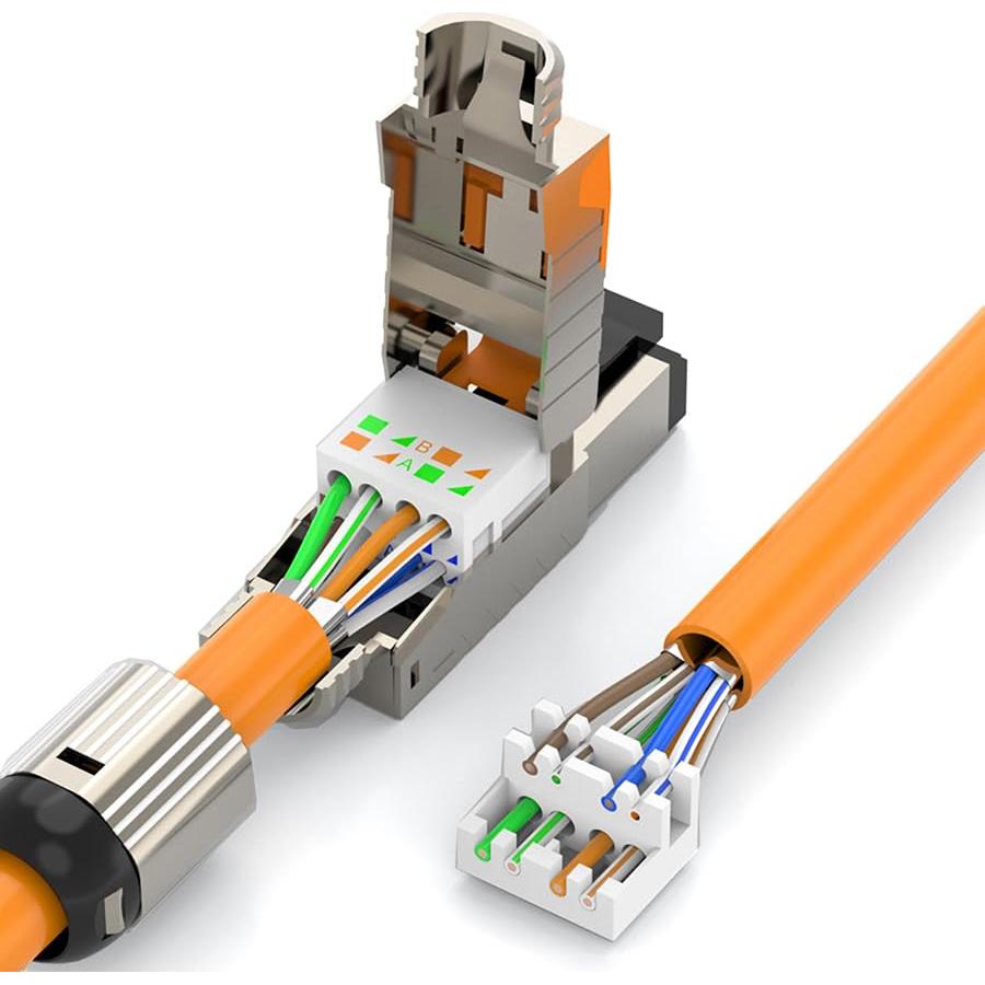 Conectores RJ45 Cat8 blindados Davonpha - Paquete de 6