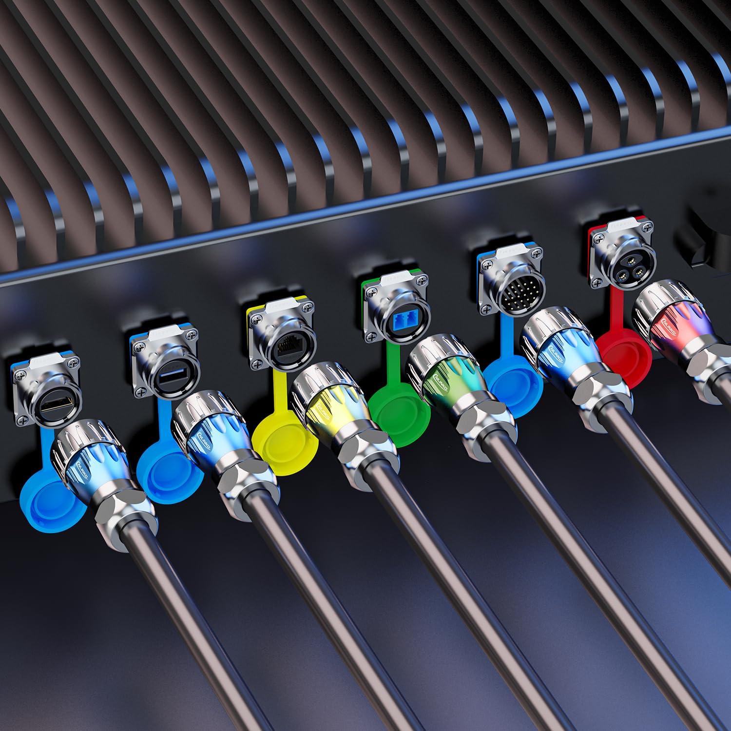 Conectores RJ45 CNLINKO DH-24 Impermeables IP68 8P8C