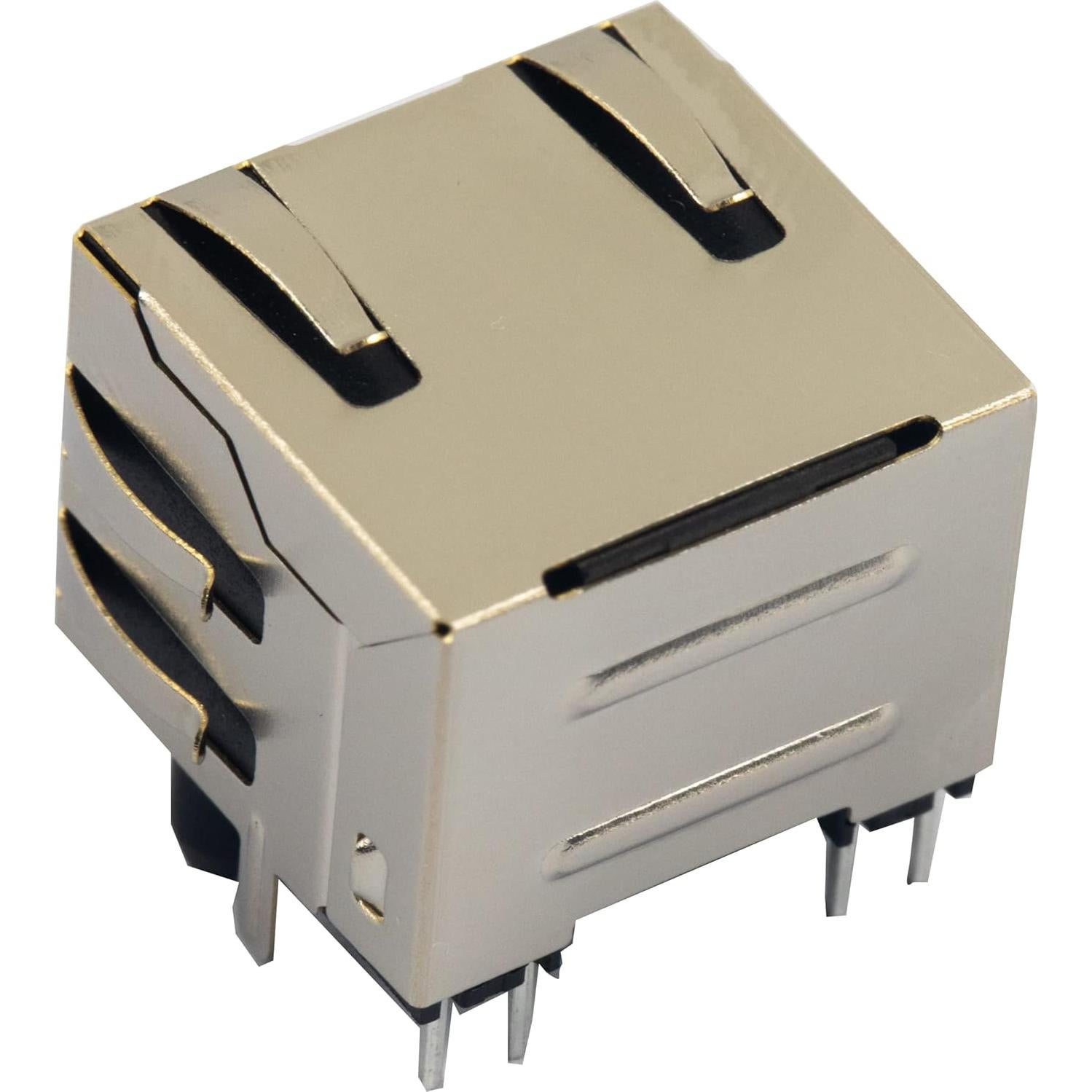 Conectores RJ45 Femenino 8P8C LED 10pcs whiteeeen para Cat5 Cat6