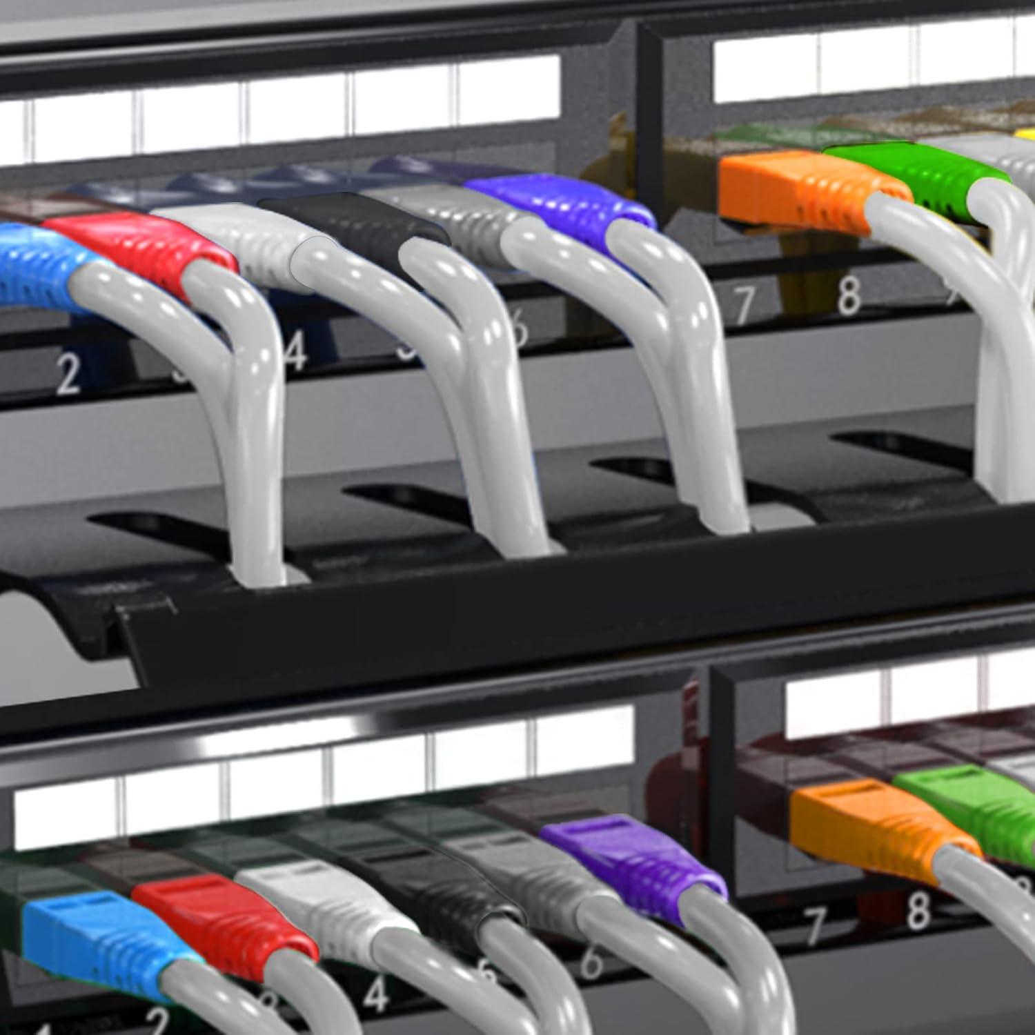 Cubiertas de botas RJ45 YIOVVOM 100 Pcs para cables Ethernet