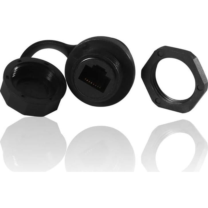 5 Conectores RJ45 CAT6 Blindados UMLIFE para Montaje en Panel