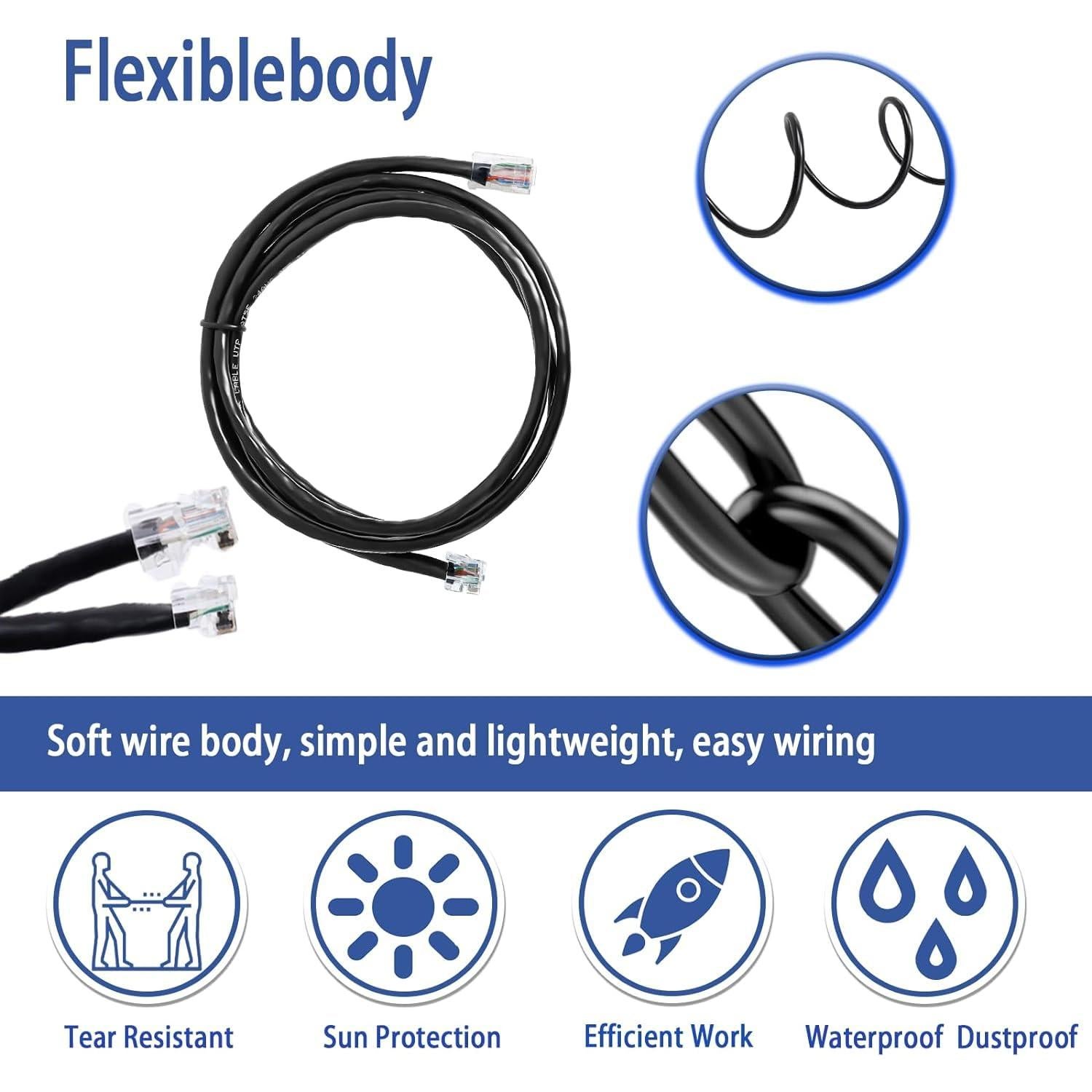 Cable de Interfaz de Impresora APG CD-101A RJ12/RJ45 1.52m