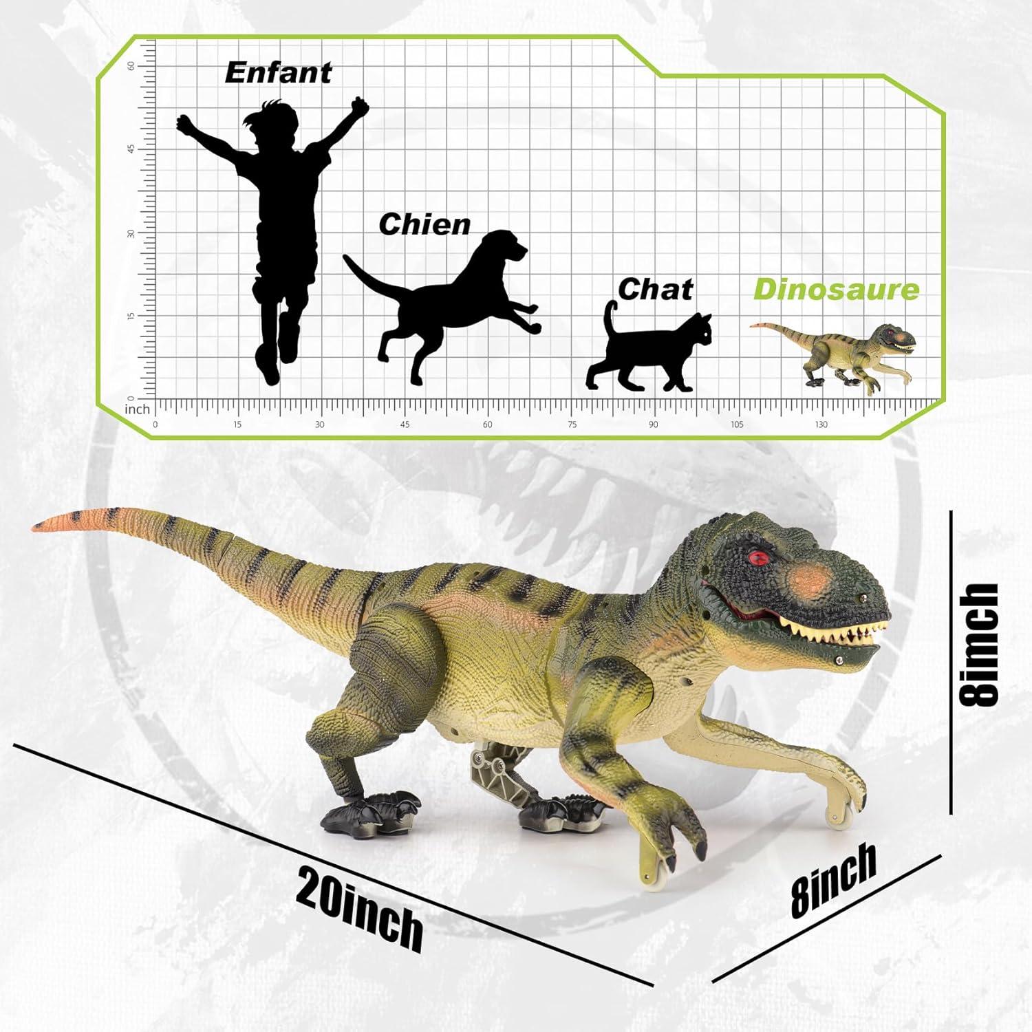 Dinosaurio Control Remoto VERTOY T-Rex Verde 32.77 cm