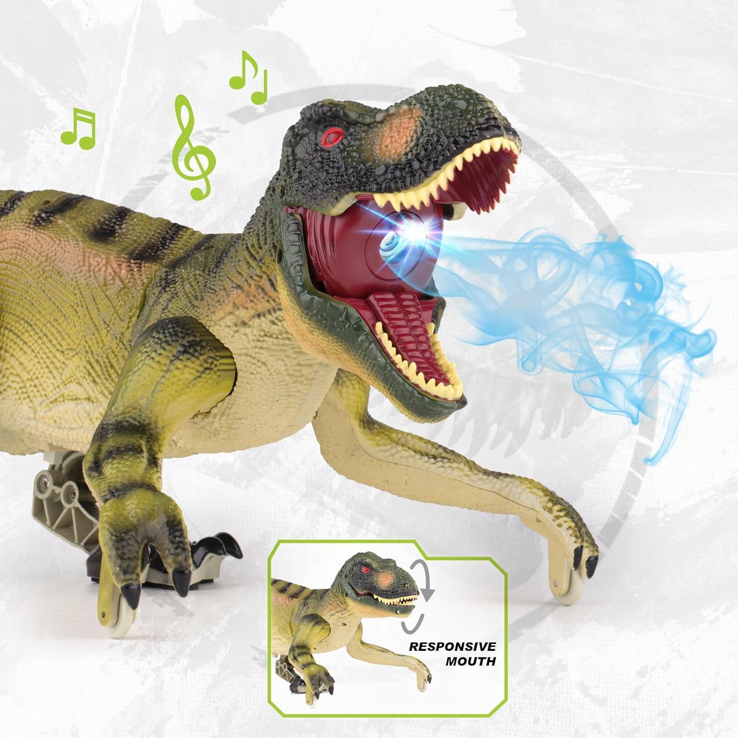 Dinosaurio Control Remoto VERTOY T-Rex Verde 32.77 cm