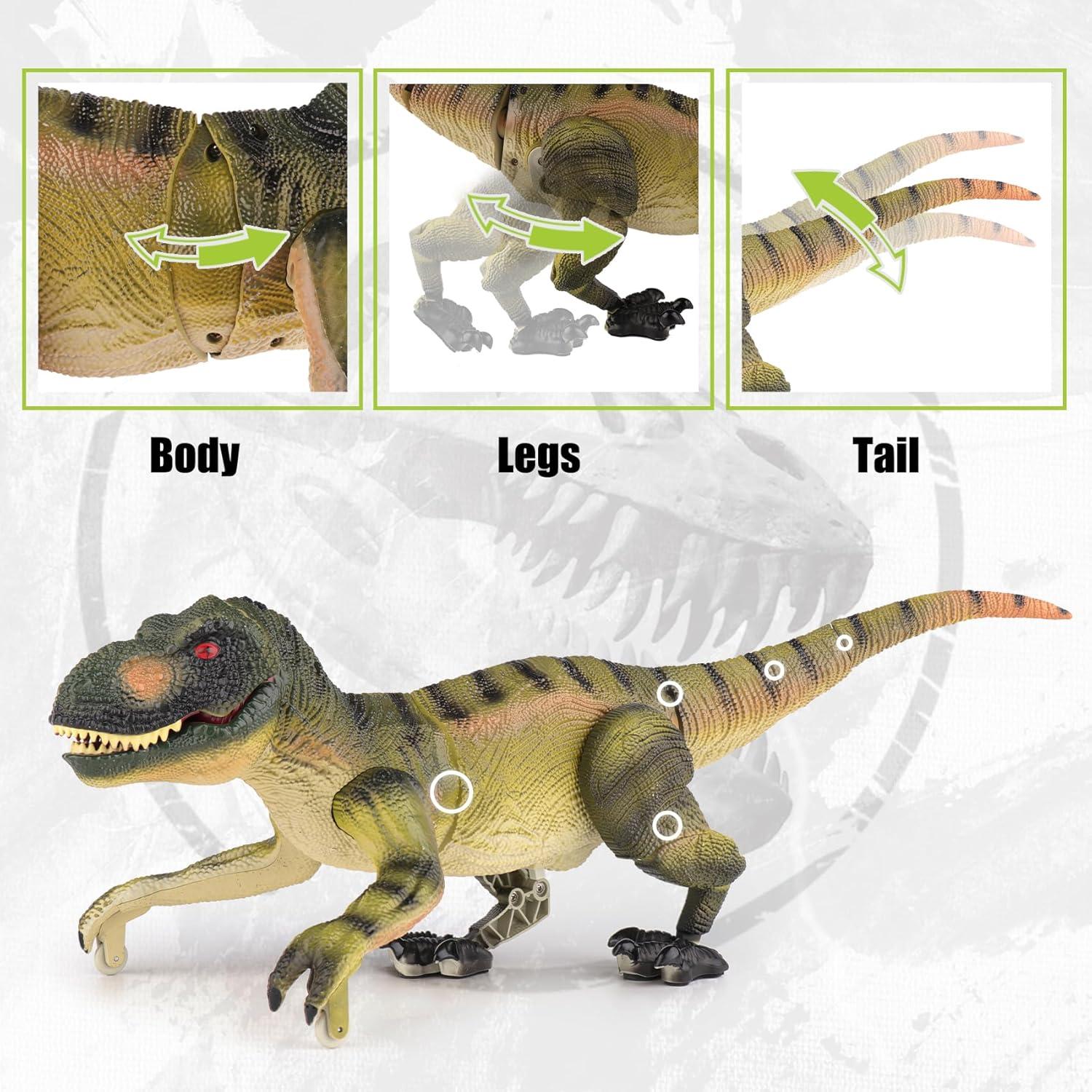 Dinosaurio Control Remoto VERTOY T-Rex Verde 32.77 cm