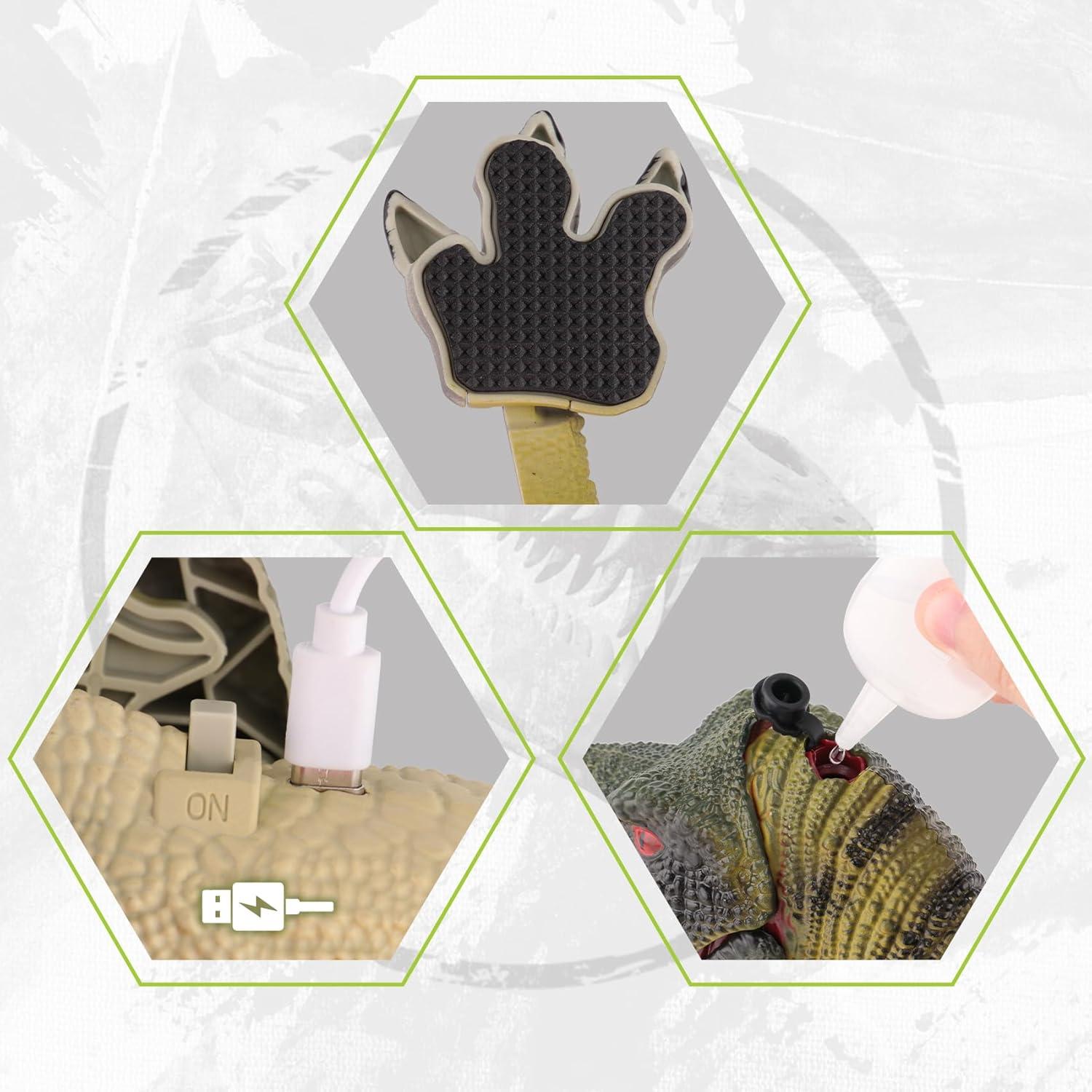 Dinosaurio Control Remoto VERTOY T-Rex Verde 32.77 cm