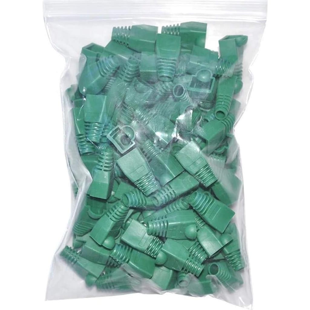 100 Botas de Cubierta RJ45 OLIREXD Verde para Conectores Ethernet