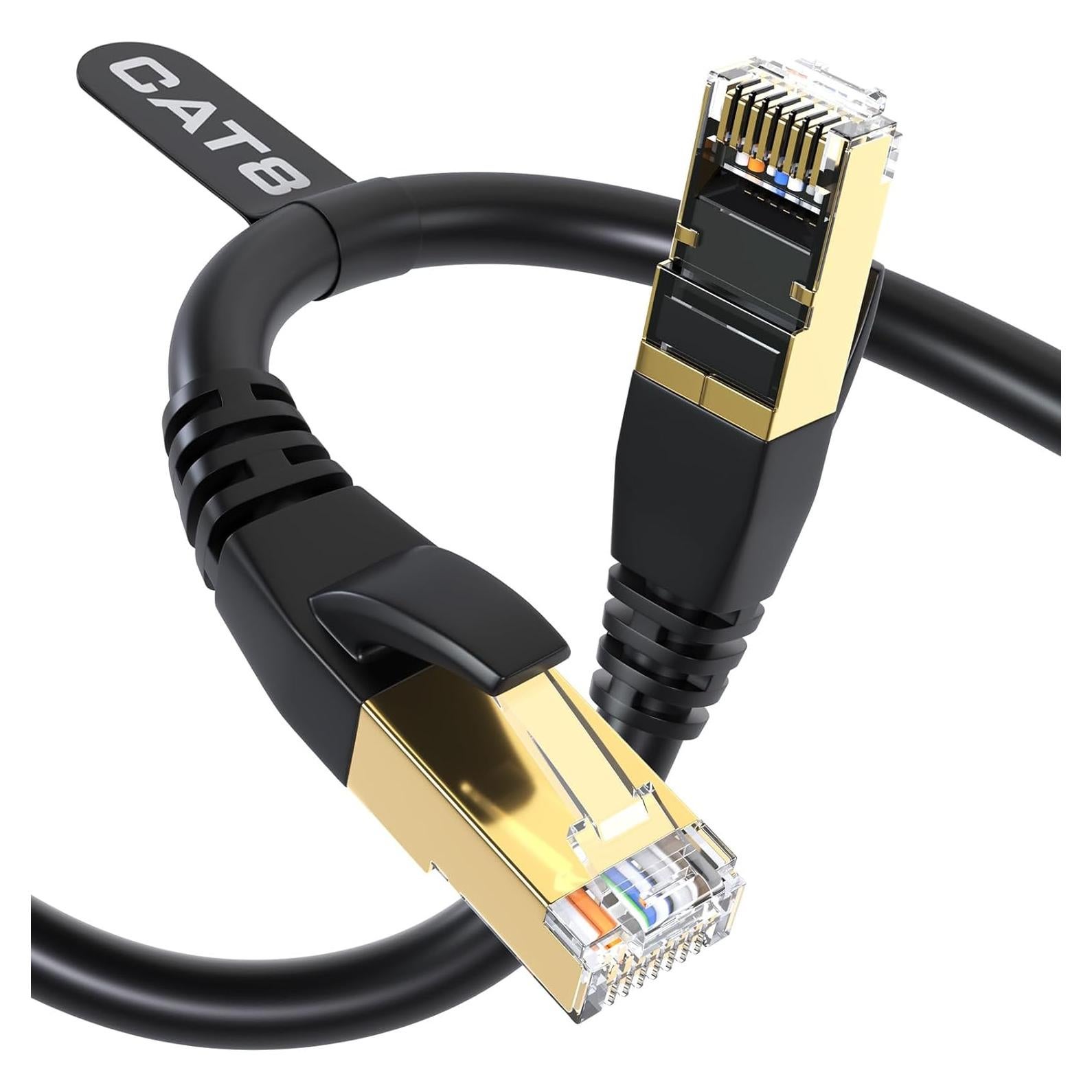 Cable Ethernet Cat8 DbillionDa 10.67m Resistente a Climas