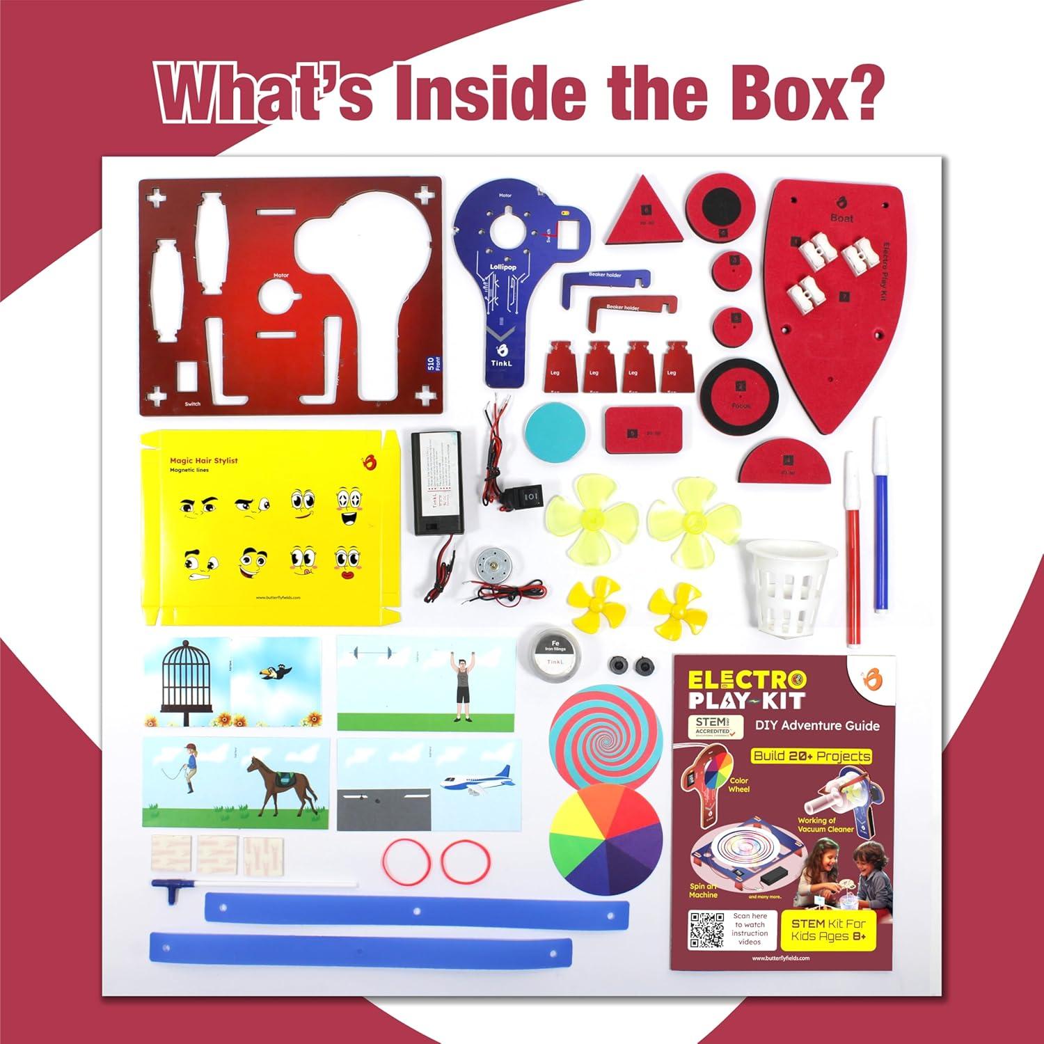 Kit STEM Butterfly Edufields 20 en 1 para Niños 8-12 Años