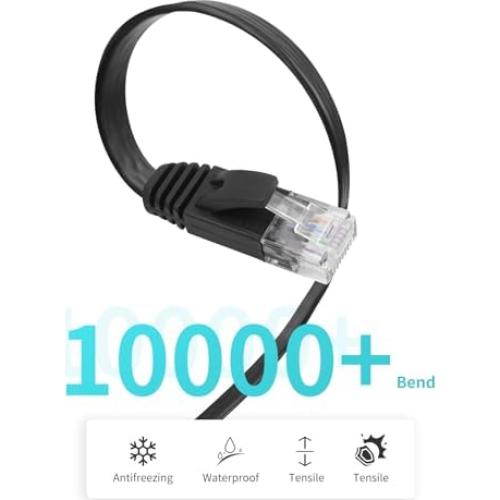 Cable Ethernet Retráctil Iskueal 1m Cat6 RJ45 Alta Velocidad