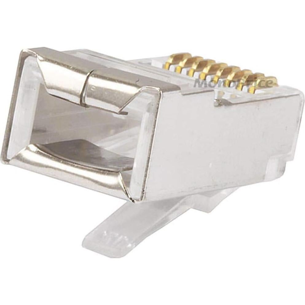 Conectores RJ45 Blindados Cat6 Monoprice - 100 Piezas