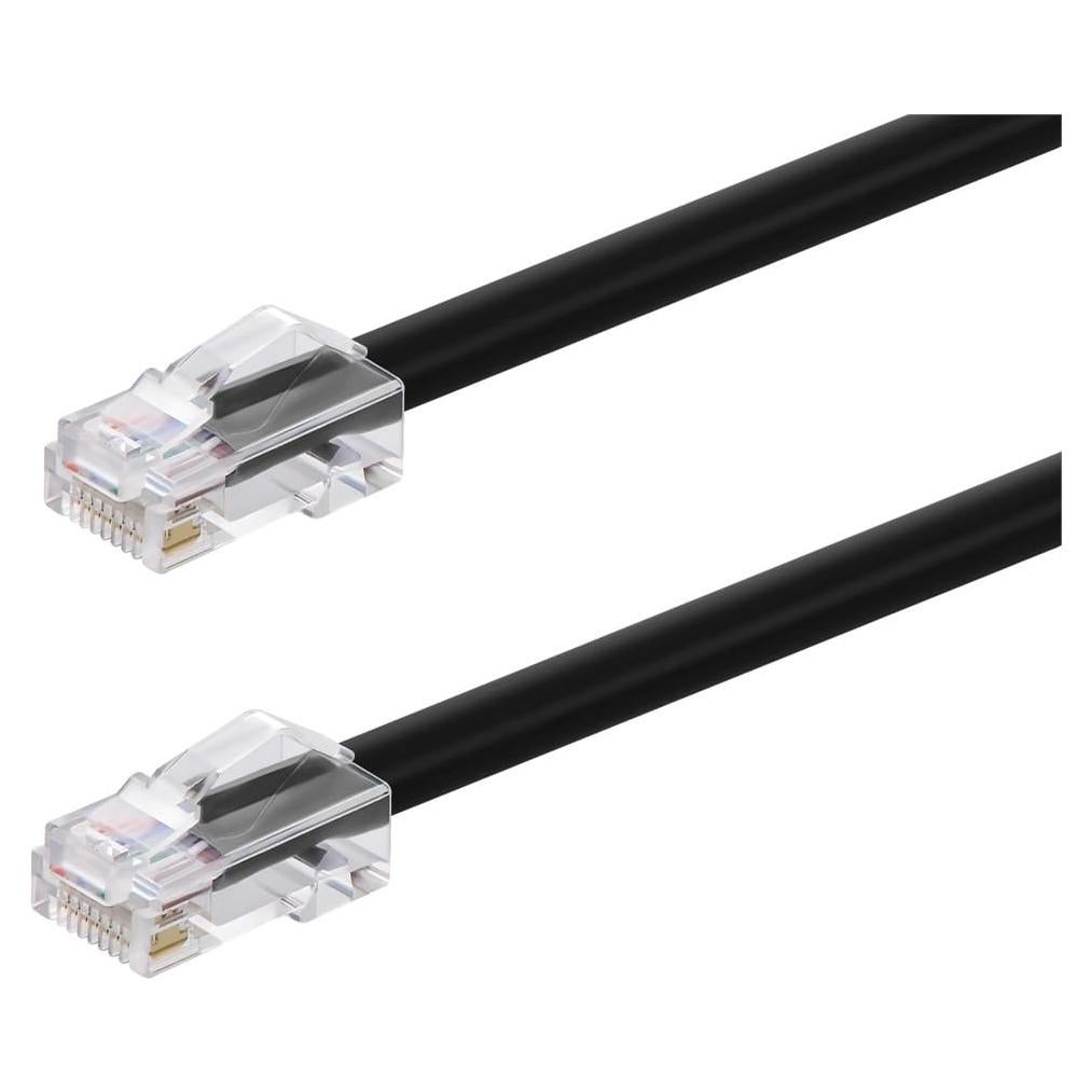 Cable Ethernet Cat6A Monoprice 3.05m Sin Botón STP Negro