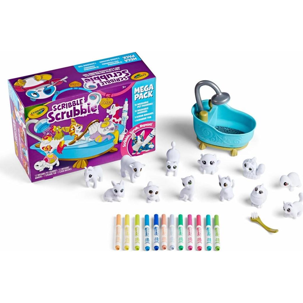 Conjunto Mega de Mascotas Crayola 25 Piezas Juguete Creativo