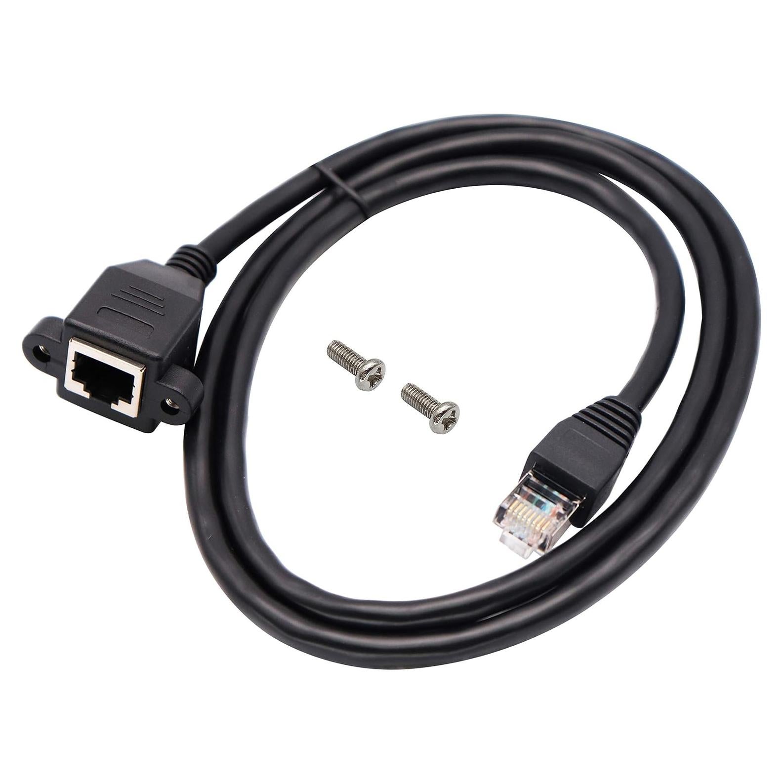 Cable de red Ethernet Cat 6 AAOTOKK 1M RJ45 macho a hembra