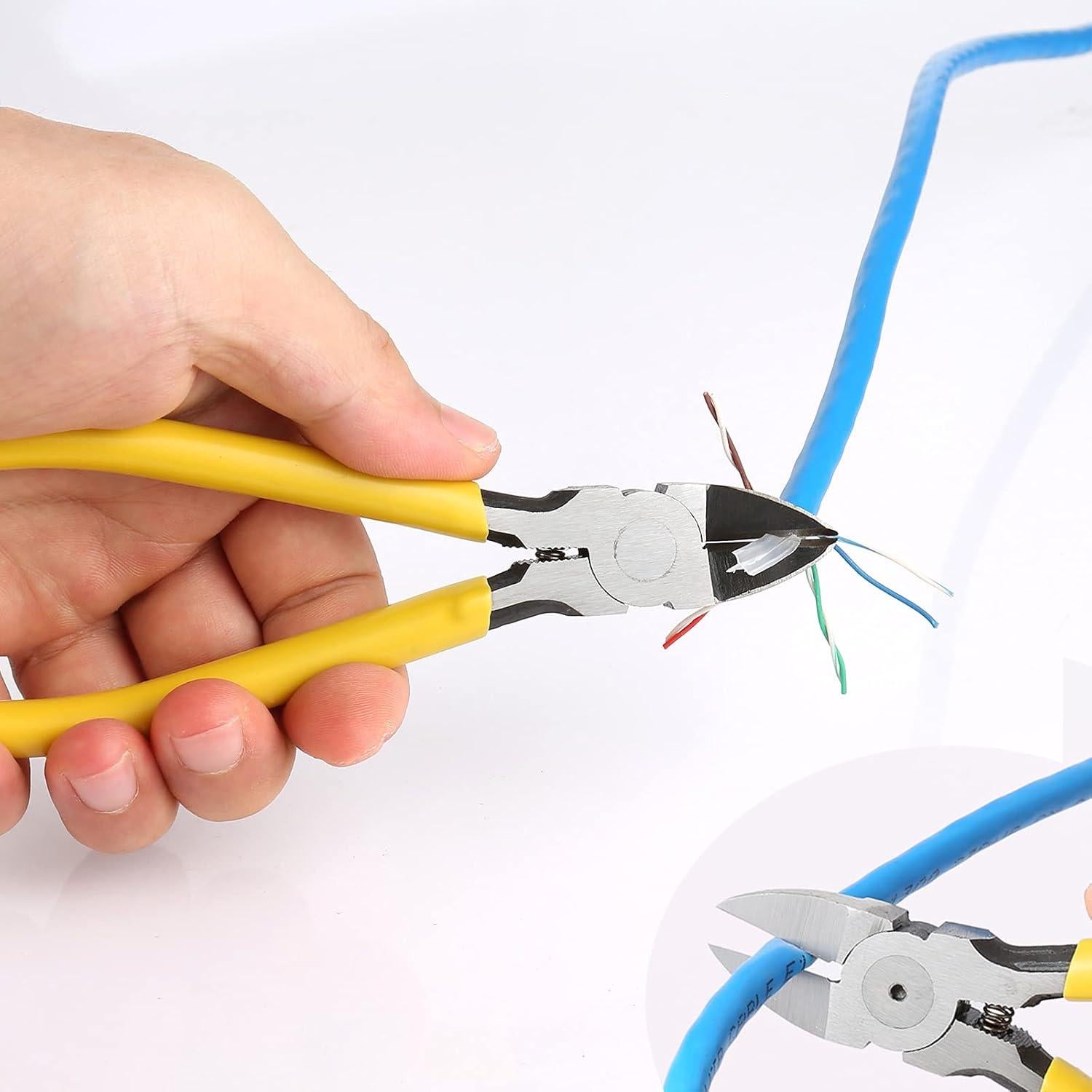 Kit de Crimpado RJ45 Pass Through Solsop con Probador de Cable