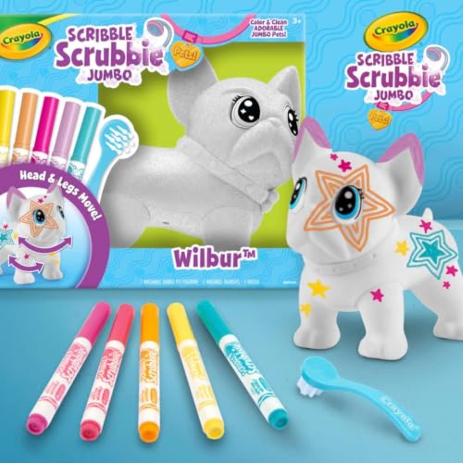 Crayola Scribble Scrubbie Jumbo Wilbur - Mascota Personalizable