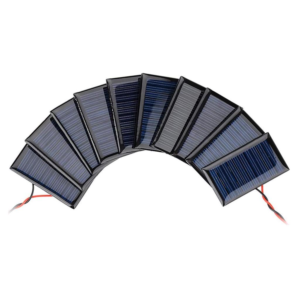 10 Paneles Solares AOSHIKE 5V 30mA para Proyectos DIY