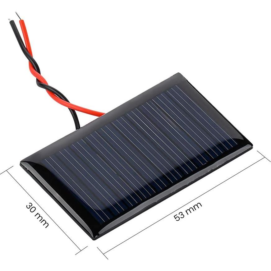 10 Paneles Solares AOSHIKE 5V 30mA para Proyectos DIY