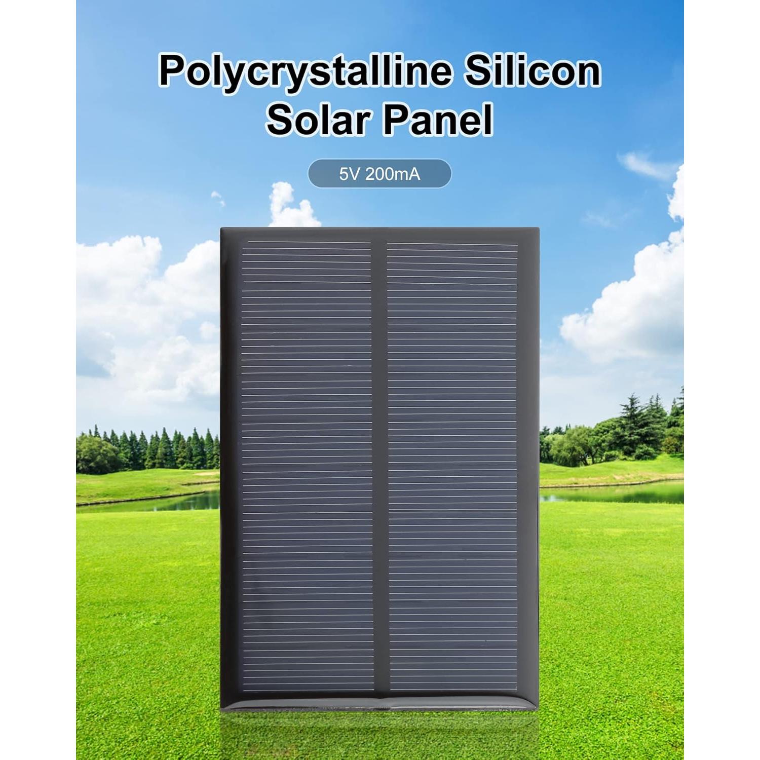Paneles Solares Policristalinos FellDen 5V 200mA 5PCS