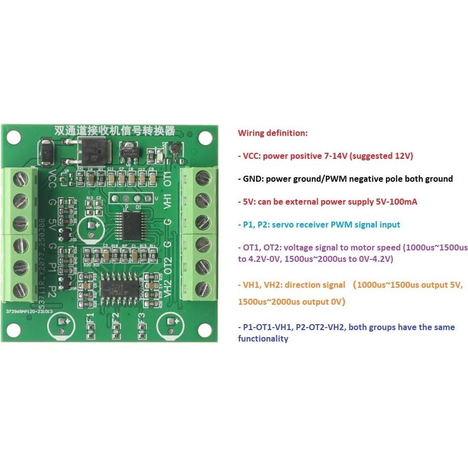 Convertidor de Señal PWM a Voltaje GODIYMODULES 7-14V