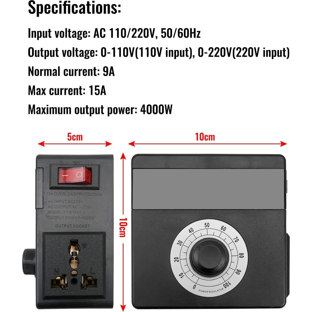 Controlador de Velocidad Variable GMURA SDKZQQ02-D 2000W