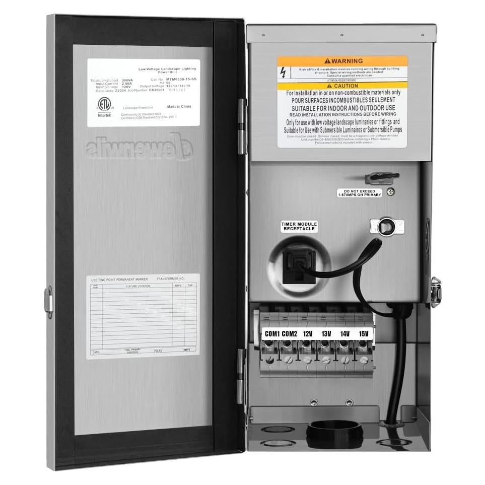 Transformador Bajo Voltaje DEWENWILS 200W 120V a 12V-15V