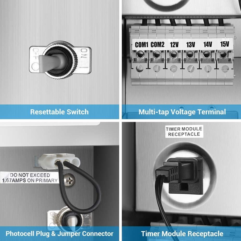 Transformador Bajo Voltaje DEWENWILS 200W 120V a 12V-15V