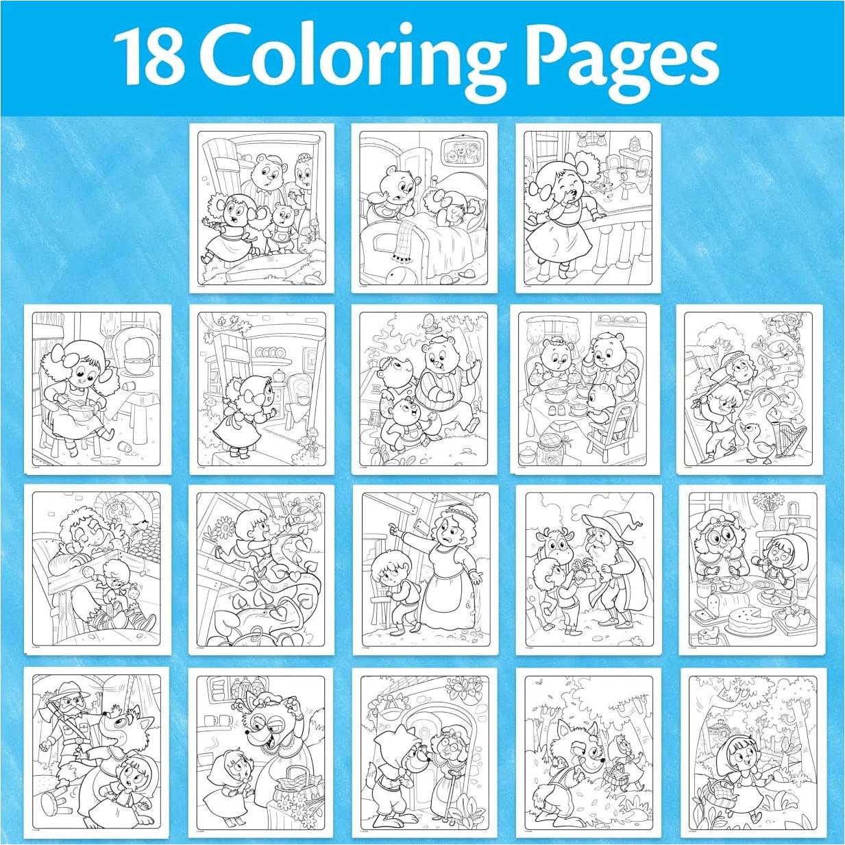 Crayola Color Wonder Cuentos de Hadas 18 Páginas y 5 Marcadores