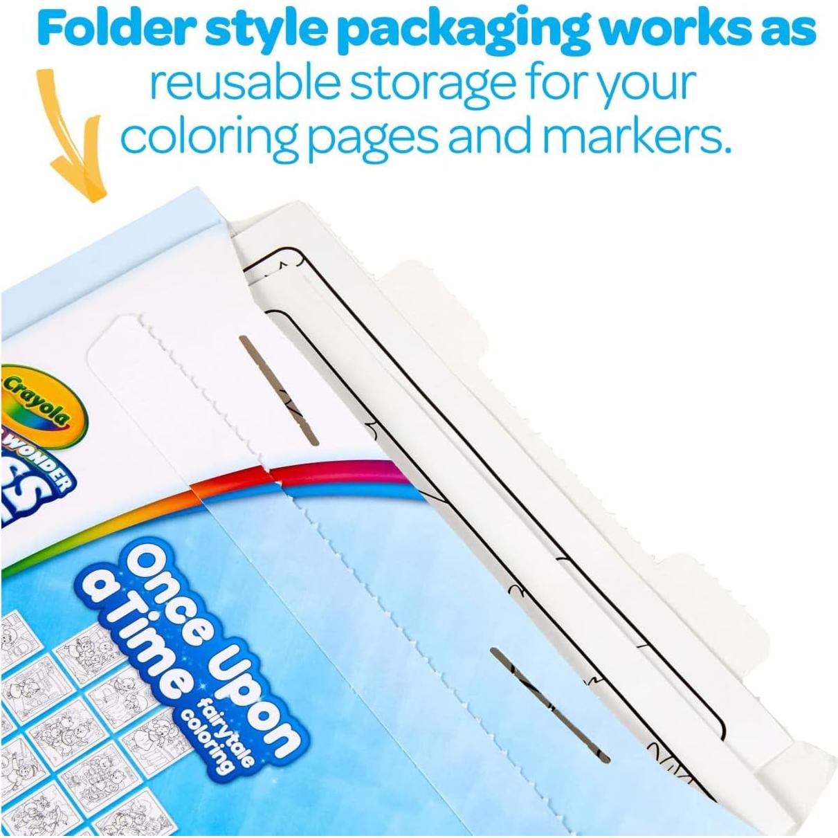 Crayola Color Wonder Cuentos de Hadas 18 Páginas y 5 Marcadores