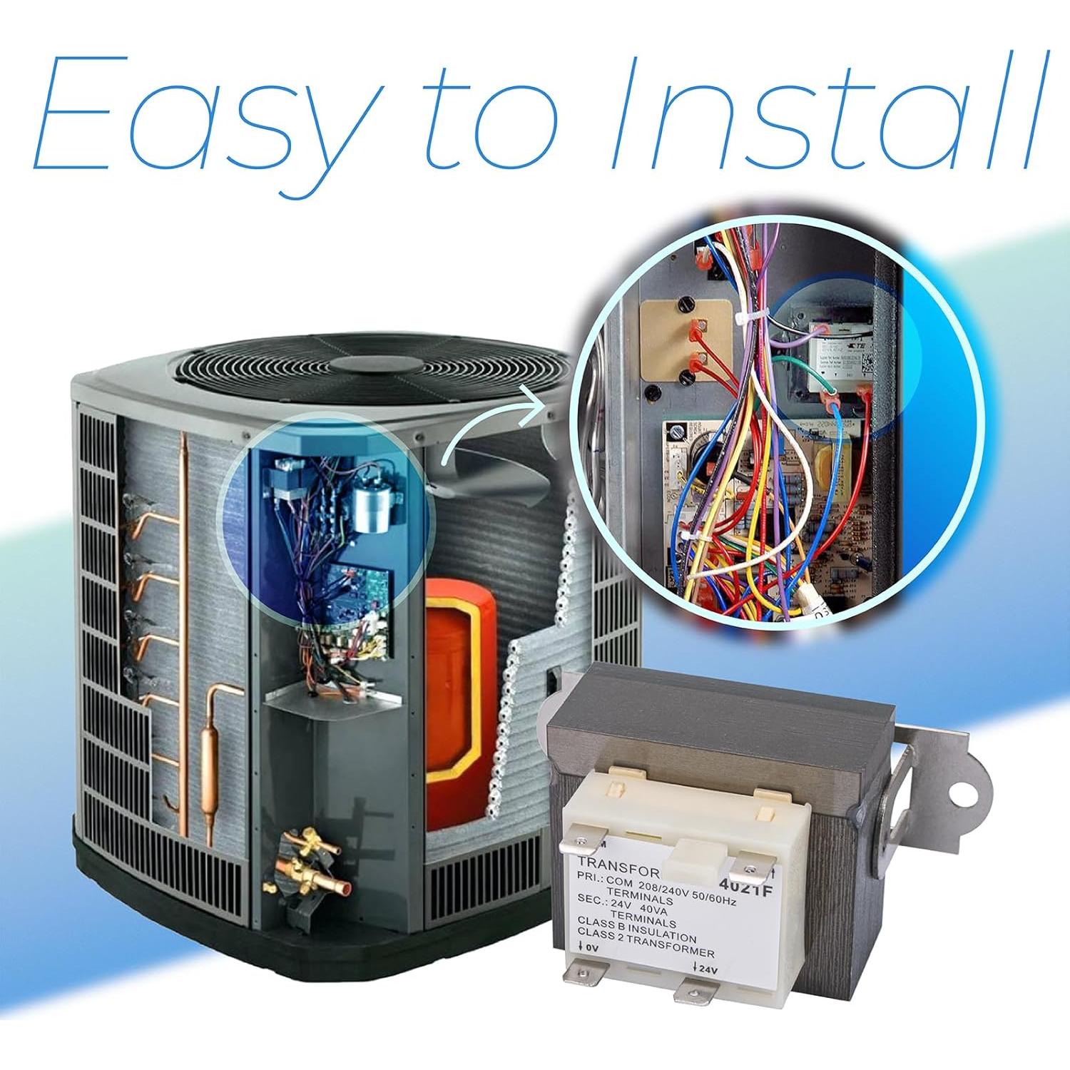 Transformador de Horno 24V ANTOBLE 40VA Compatible Goodman