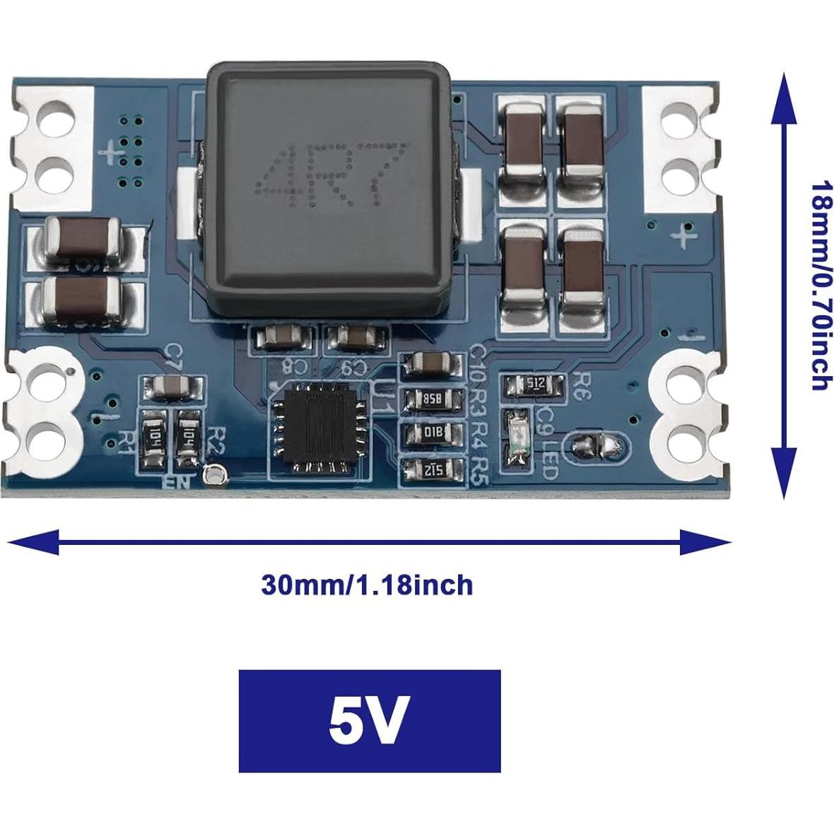 5 Módulos Reguladores de Voltaje Buck Mini560 5V DC-DC