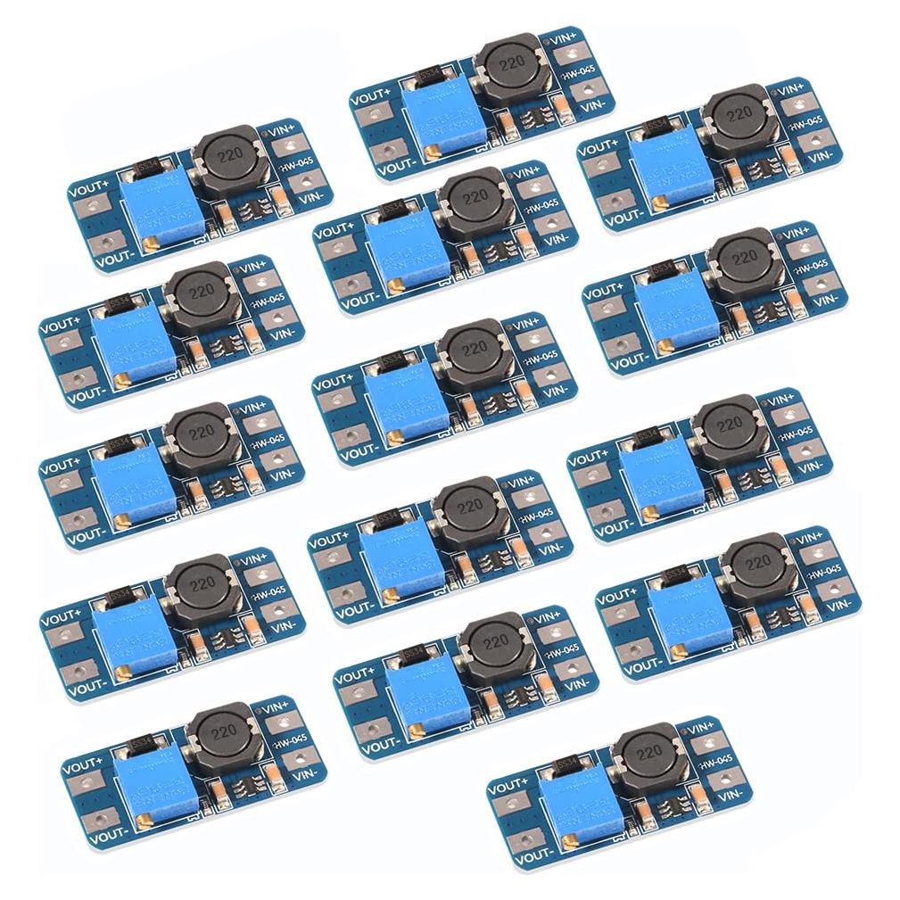 15PCS Regulador de Voltaje DC-DC MT3608 2A Ajustable 2-24V
