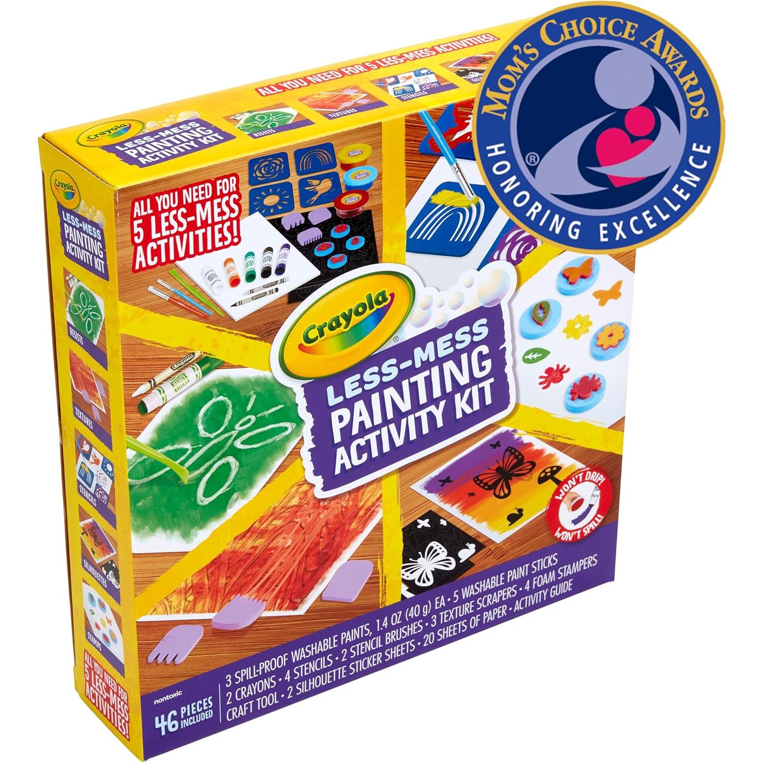 Kit de Pintura Crayola Menos Desorden 48 Piezas