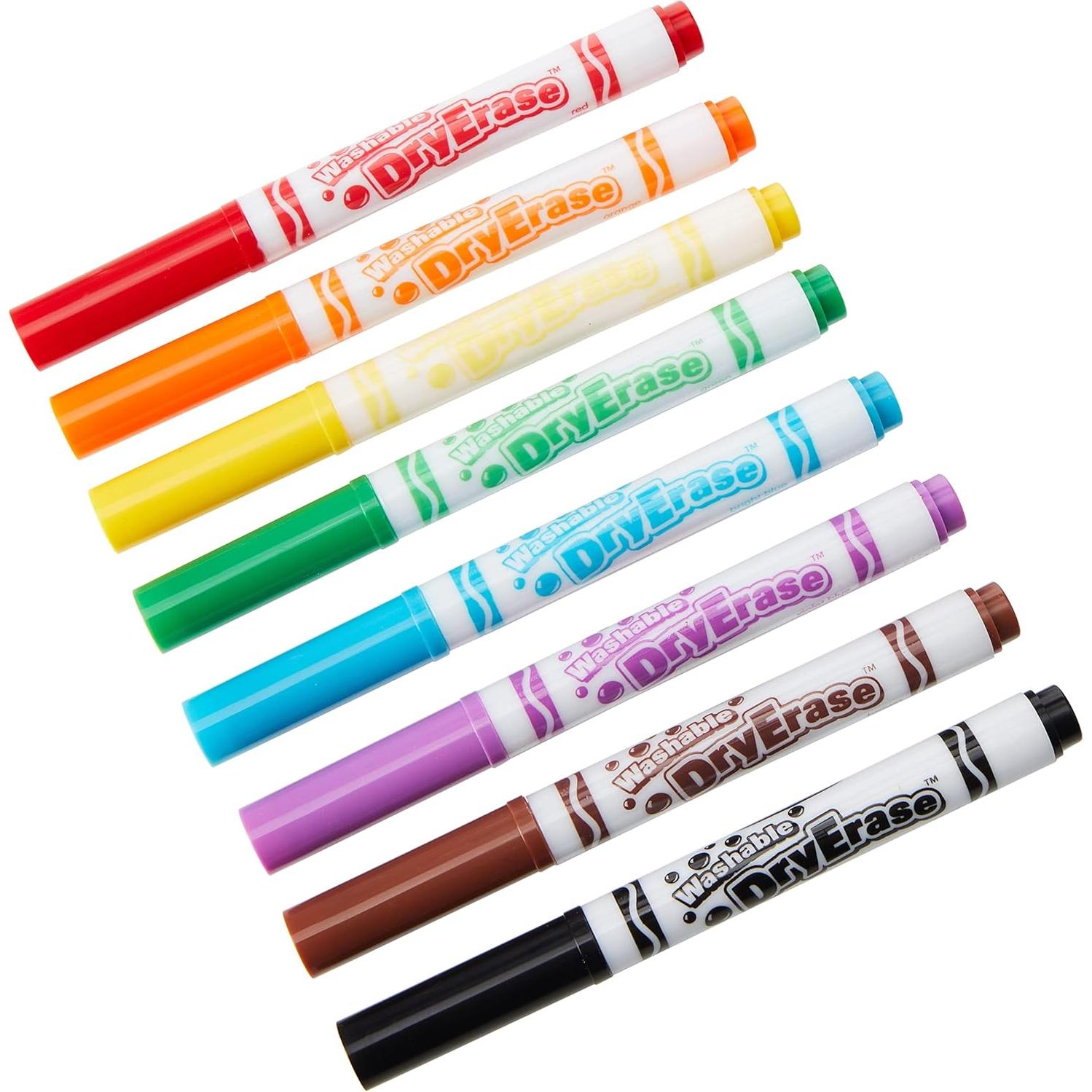 Marcador Borrable Crayola 8 Colores Brillantes 59.83 g