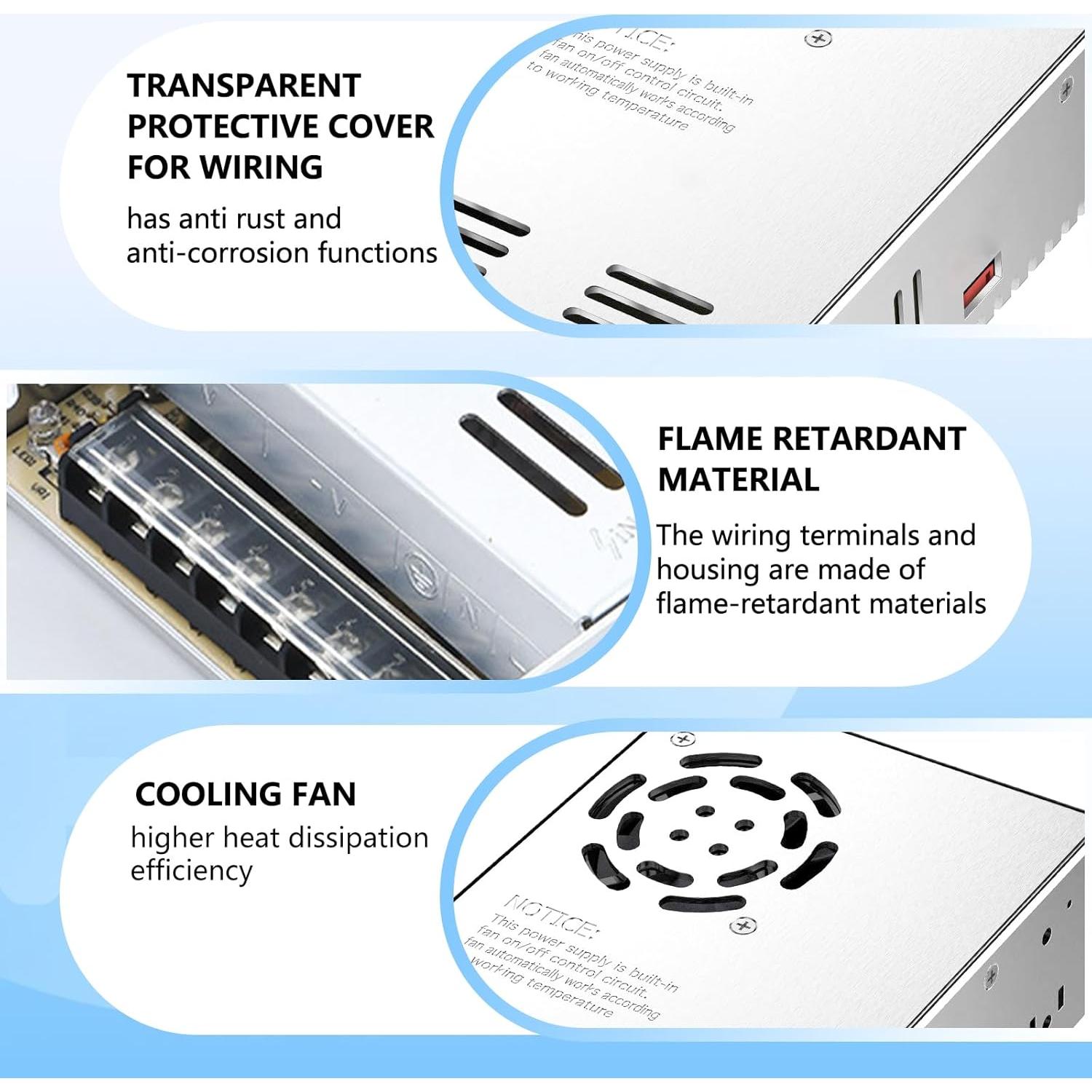 Fuente de Alimentación Conmutada 12V 50A 600W CONPEX