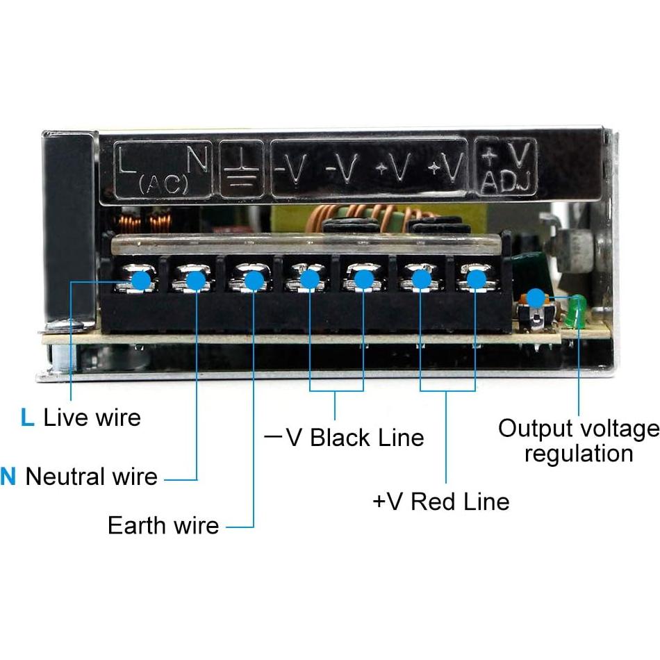 Fuente de Alimentación 12V 10A 120W inShareplus Regulada