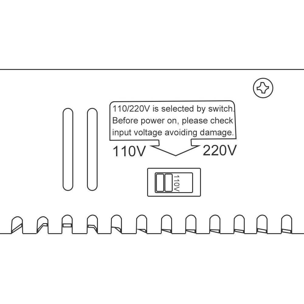 Fuente de Alimentación 12V 10A 120W inShareplus Regulada