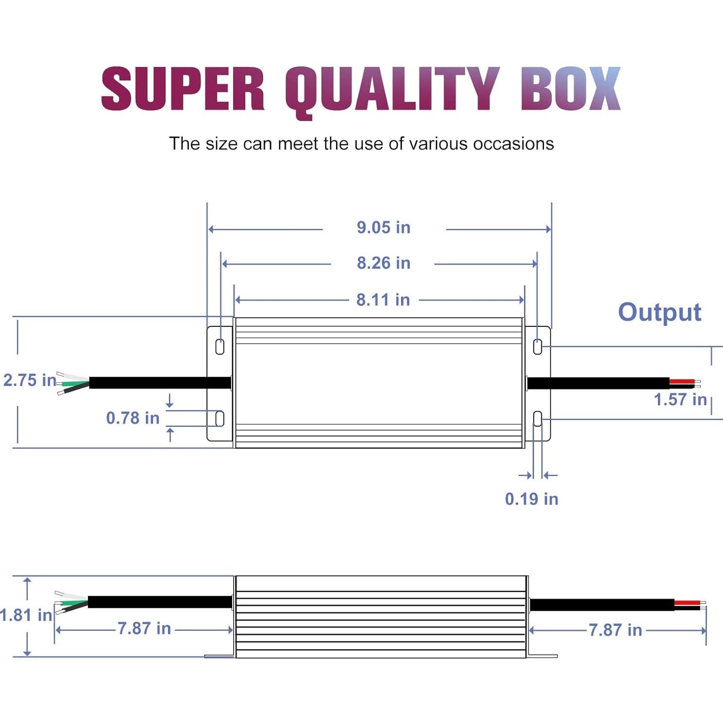 Controlador LED Regulable EMITEVER 96W IP66 24V Triac