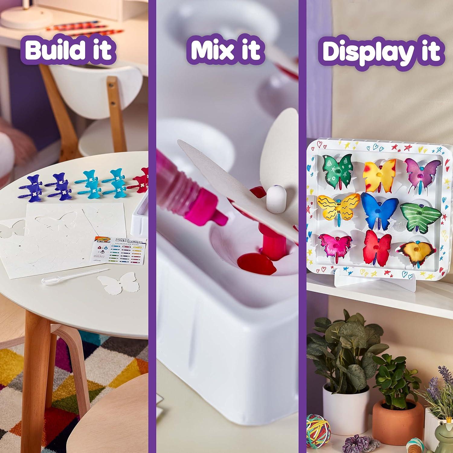 Kit de Ciencia Mariposas de Papel Crayola, 12 unidades