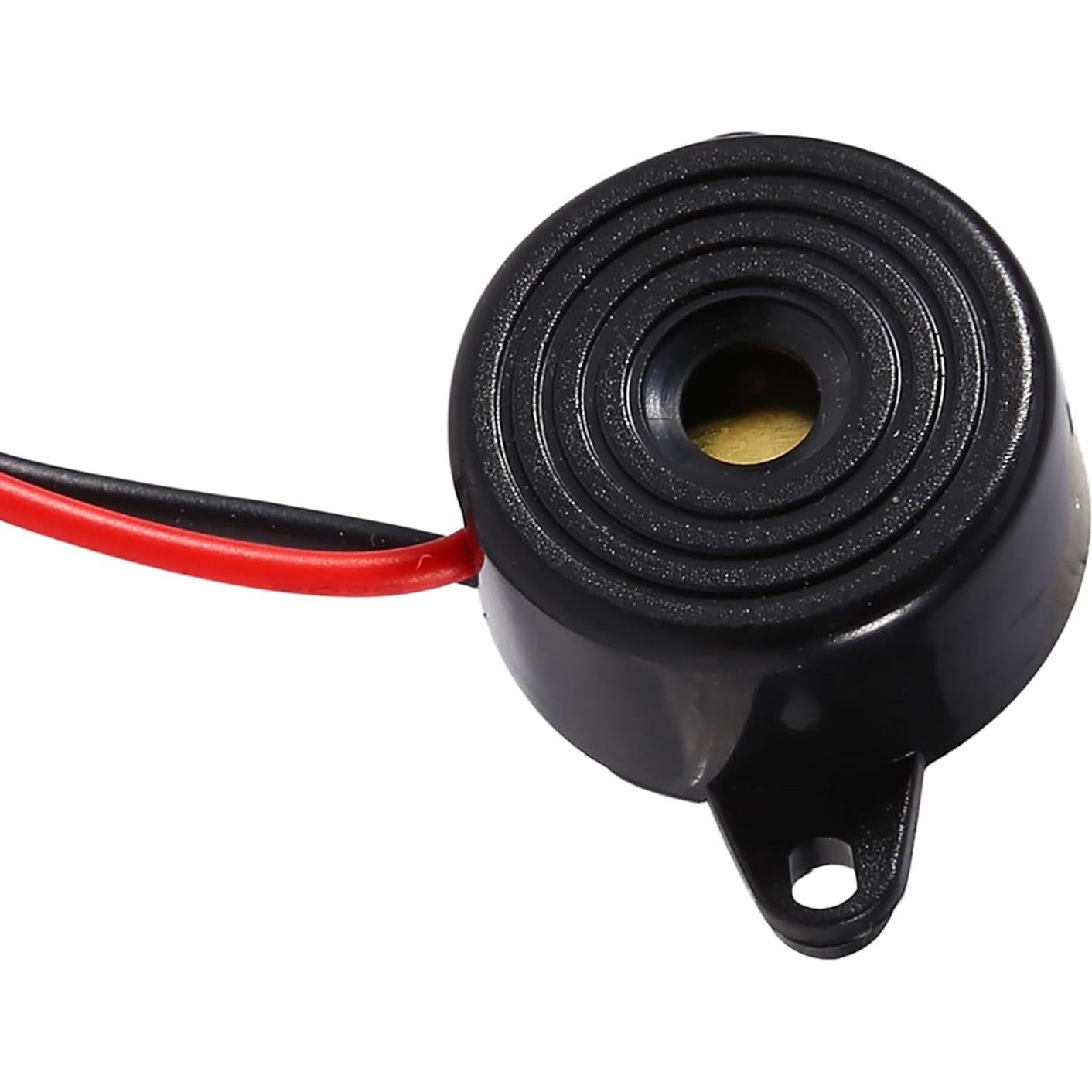 Zumbador Electrónico Piezoeléctrico Garosa 12V 85-95dB 23mm