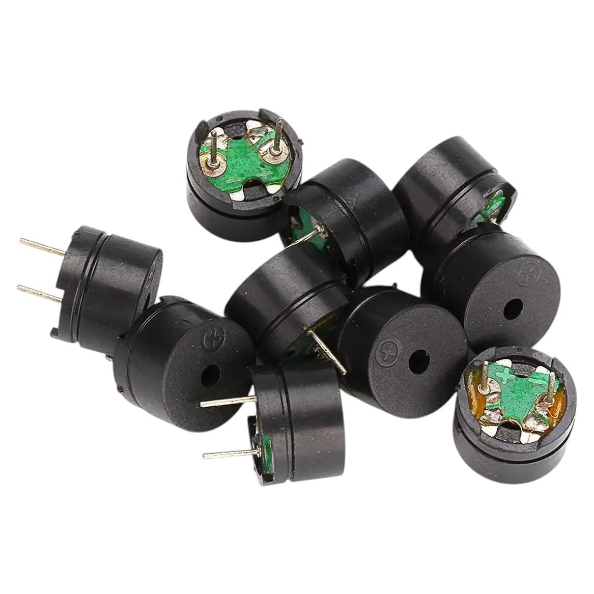 20 Piezas Zumbador Pasivo Piezoeléctrico 12V 16R para Electrónica