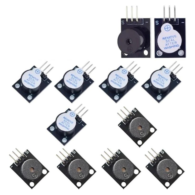 5/10 Módulos de Zumbador Activo/Pasivo KY-006/KY-012 ROXIFETA